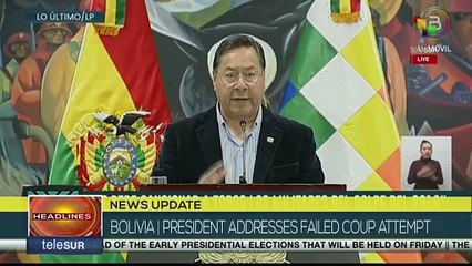 President Luis Arce talks about General Zuñiga’s statements