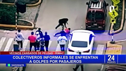 Rímac: vecinos denuncian paradero informal de colectivos en calle Las Lomas
