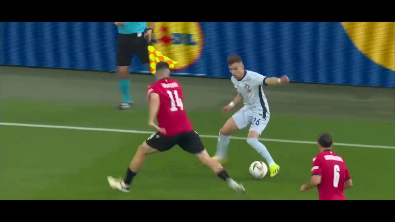 Francisco Conceição vs Georgia [UEFA EURO 2024]...