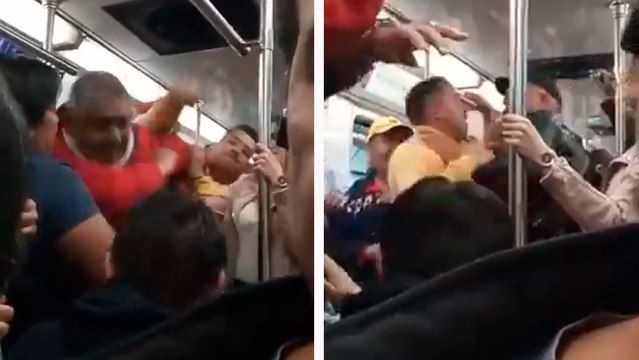 Metro CDMX: Usuarios protagonizan pelea a golpes por un asiento en la Línea 3