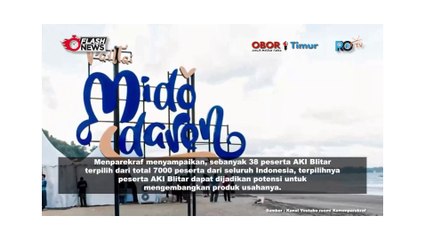 HADIRI PAMERAN AKI BLITAR 2024, MENPAREKRAF AJAK PELAKU EKRAF TINGKATKAN INOVASI