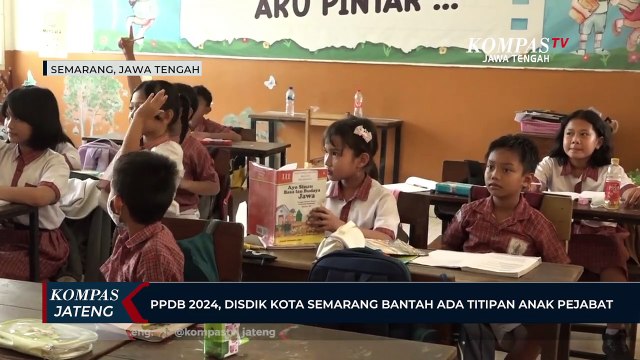 PPDB 2024, Disdik Kota Semarang Bantah Ada Titipan Anak Pejabat