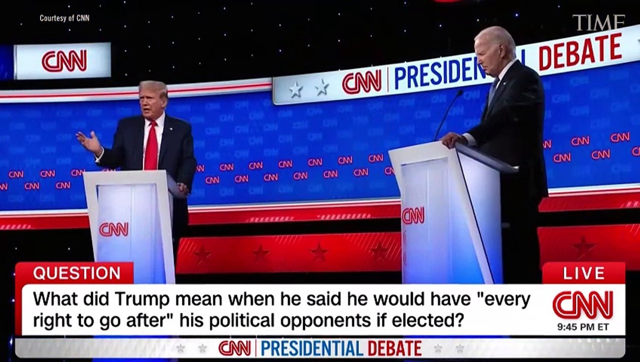 How Trump and Biden Talked About Trump’s Conviction During the First Presidential Debate