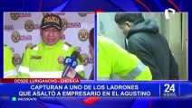 El Agustino: delincuente que asaltó a empresario pertenecía a 'Los Malditos del Cono Norte'