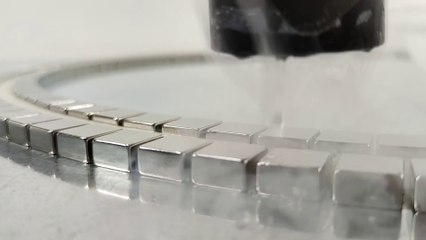 Experiment at  -196°C, Quantum Levitation | Magnetic Games