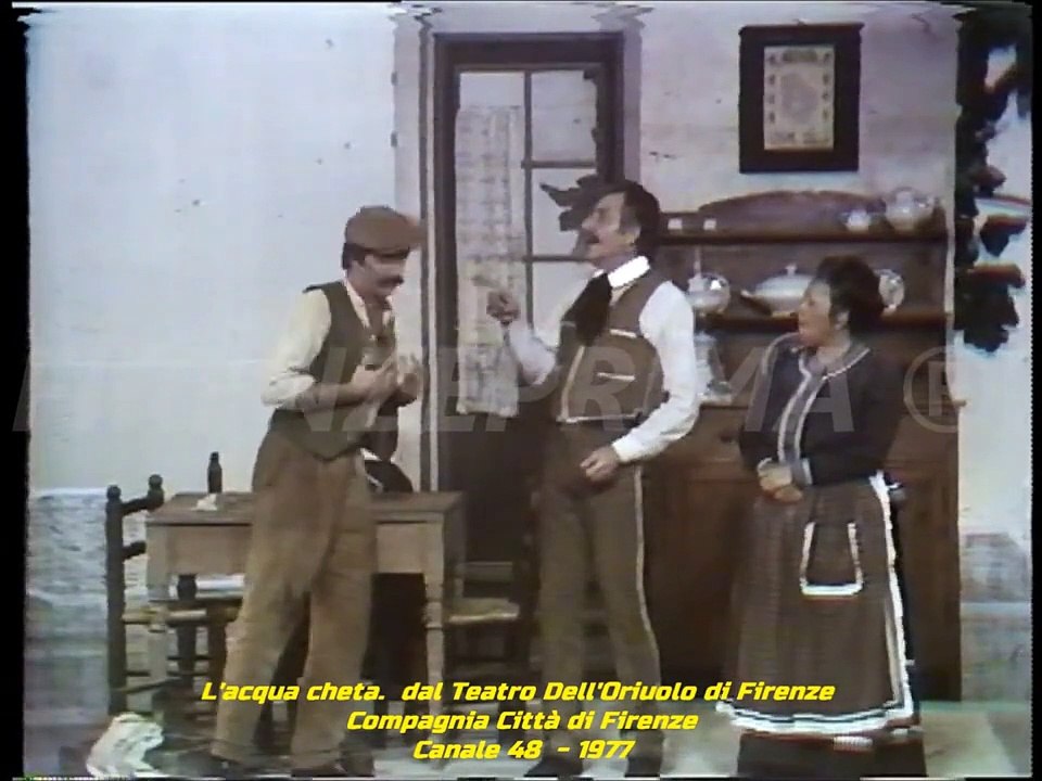 L' Acqua cheta. La lettera di Anita a Checco. Teatro dell'Oriuolo. Compagnia Città di Firenze.  1977