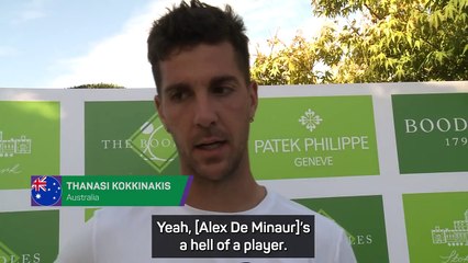 Kokkinakis believes Alex De Minaur is 'definitely a chance' to win Wimbledon
