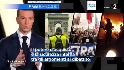 Francia, il dibattito televisivo tra i candidati alle prossime elezioni parlamentari