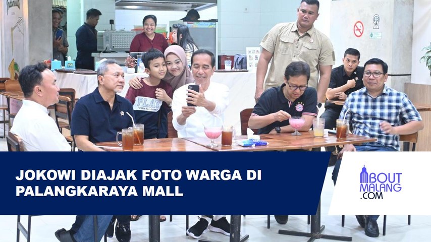 SAPA WARGA, PRESIDEN JOKOWI SAMBANGI PALANGKARAYA MALL