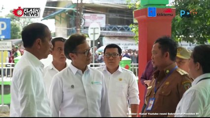 Presiden Sampaikan Pentingnya Peningkatan Fasilitas Saat Tinjau RSUD Mas Amsyar Kasongan, Kalteng