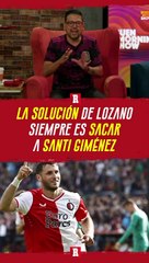La solución de Jaime Lozano es siempre sacar a Santi Giménez