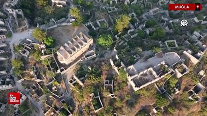 Fethiye'deki 'Hayalet köy' turistlerin gözdesi oldu