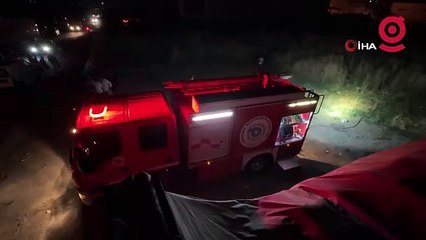 Tekirdağ’da trafo patladı, otluk alanda yangın çıktı