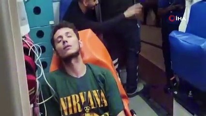 Haliç'te korkunç olay: Metrelerce yüksekten denize düştü