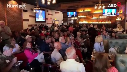 Joe Biden ile Donald Trump arasındaki seçim tartışması ABD’de televizyonlardan ilgiyle takip edildi