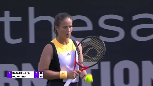 Kasatkina breezes past Raducanu into semis