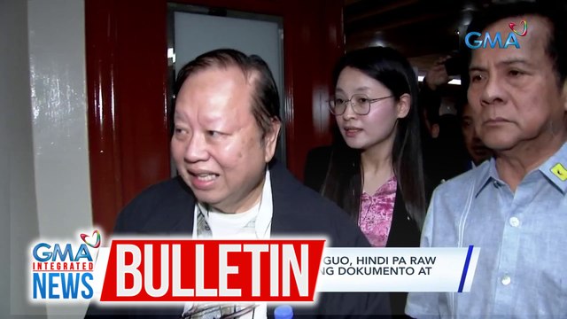 Kampo ni suspended Mayor Alice Guo, hindi pa raw nasisisyasat ang mga ipinresentang dokumento at witnesses sa senate hearing | GMA Integrated News Bulletin