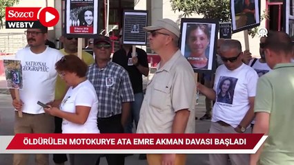 Motokurye üniversite öğrencisi Ata Emre Akman'ın öldürülmesiyle ilgili dava başladı