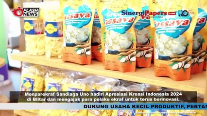 Hadiri Pameran Aki Blitar 2024, Menparekraf Ajak Pelaku Ekraf Tingkatkan Inovasi
