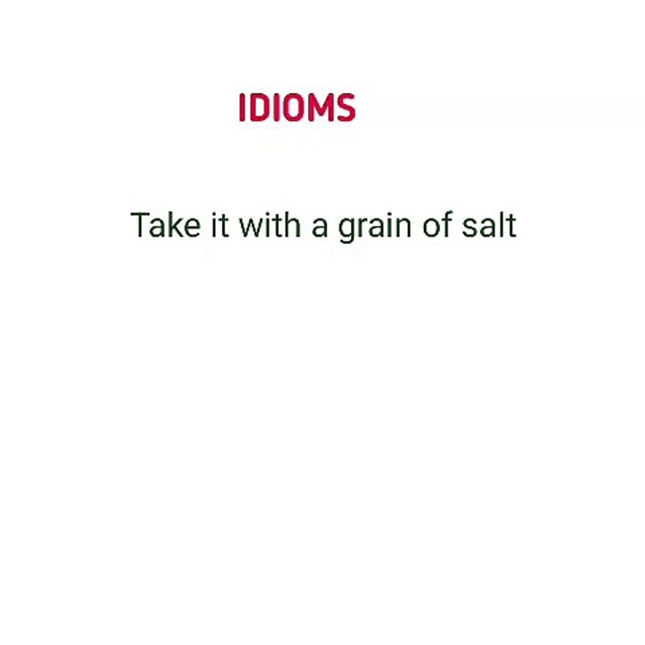 Idioms