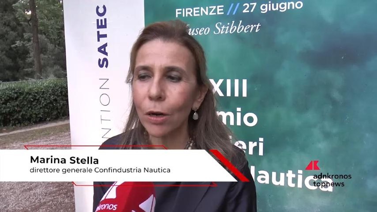 Nautica, Stella: "Premio Pionieri della Nautica riconoscimento per chi valorizza nostro mondo"