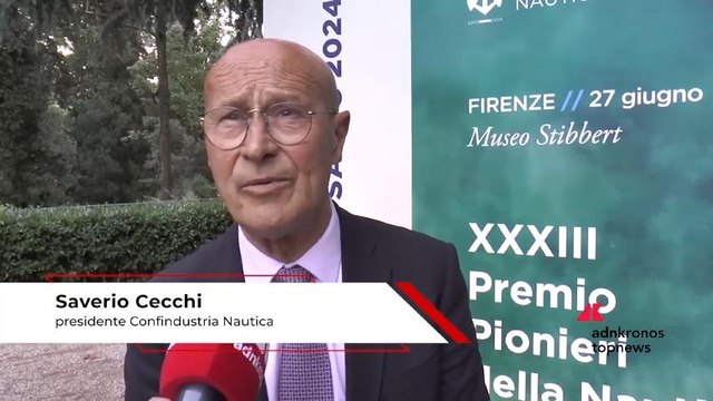 Nautica, Cecchi: Premio Pionieri della Nautica è un riconoscimento a chi ci permette di essere primi al mondo