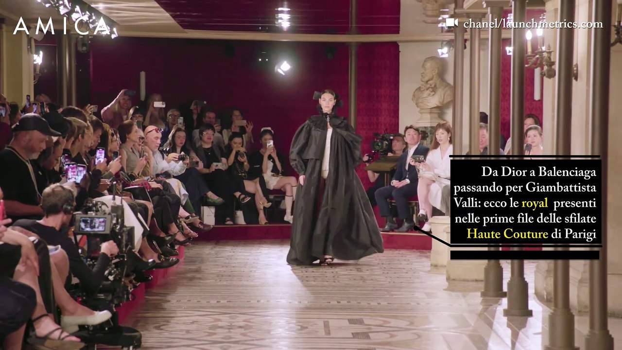 Le royal in front row alle sfilate Haute Couture di Parigi