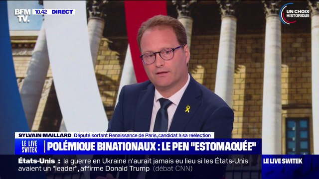 Sylvain Maillard (Renaissance) sur le Rassemblement national: Le vernis est en train de craquer