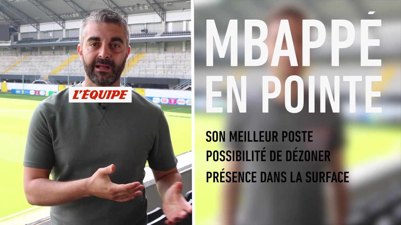 Où doit jouer Mbappé contre la Belgique ? - Euro 2024 - Bleus