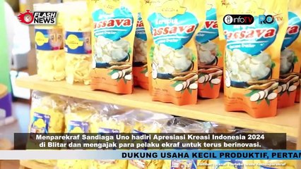 HADIRI PAMERAN AKI BLITAR 2024, MENPAREKRAF AJAK PELAKU EKRAF TINGKATKAN INOVASI