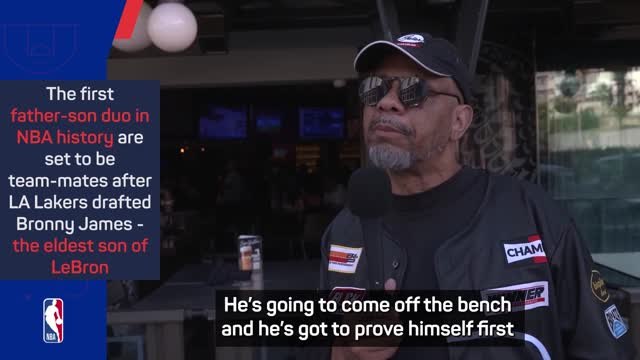 Lakers fans excited at the prospect of LeBron-Bronny combo