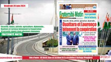 Titrologue Vendredi 28 juin 2024/ Ouattara et João Lourenço bétonnent la coopération