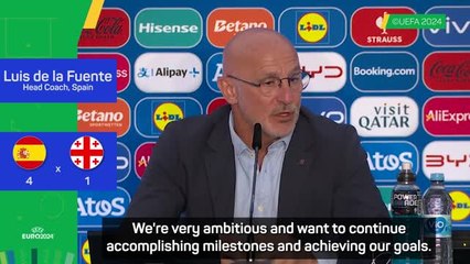 De la Fuente looks ahead to Germany clash with confidence