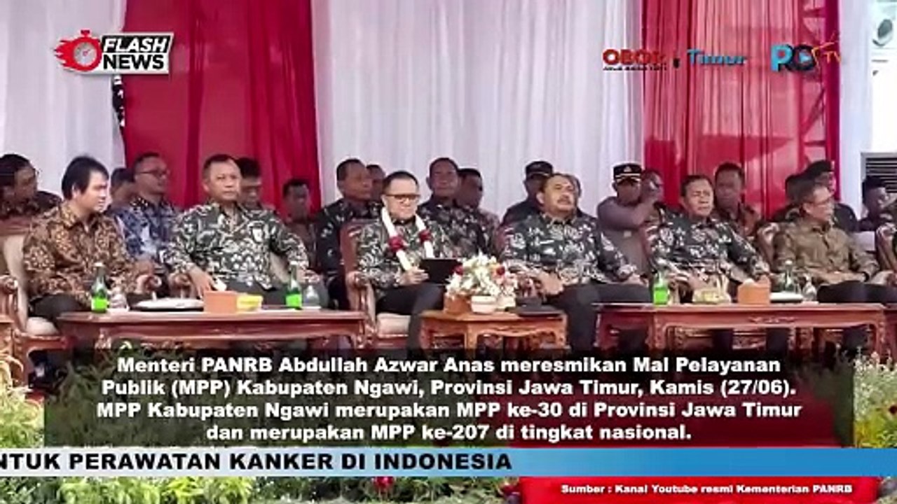 MENTERI PANRB RESMIKAN MAL PELAYANAN PUBLIK (MPP) KE-207