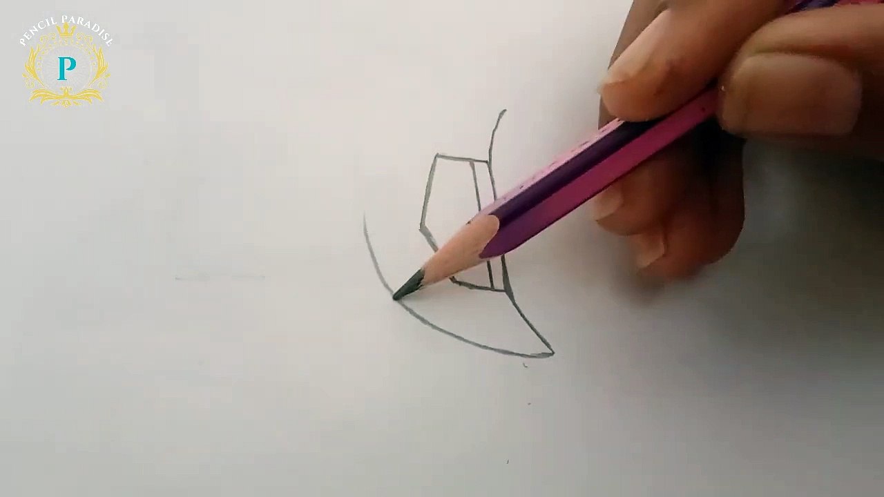 Drawing an Arabic Girl Wearing Naqaab _ Step-by-Step Art Tutorial #drawing #art #sketch