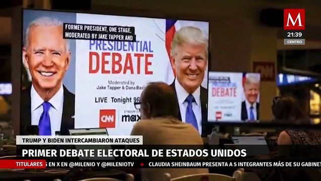 Joe Biden generó preocupación en los demócratas durante el primer debate Presidencial