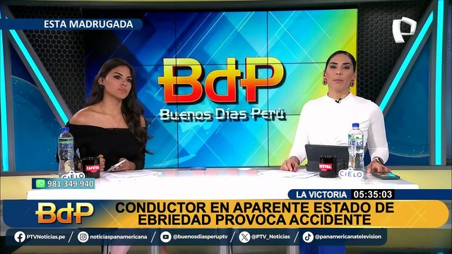 Camión pierde el control y derriba poste de alumbrado en el Callao