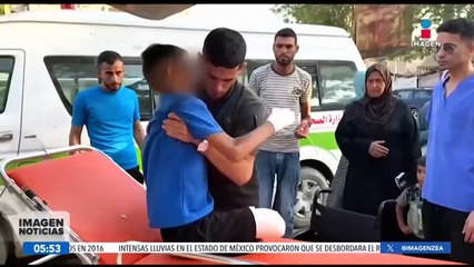 Trasladan a 68 niños enfermos de la Franja da Gaza a Egipto