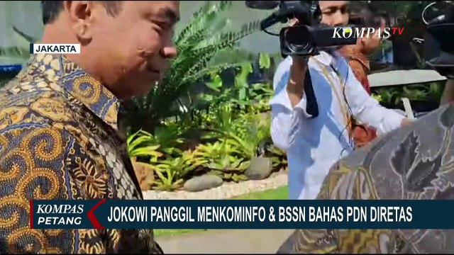 Buntut PDN Diretas, Jokowi Panggil Menkominfo dan Kepala BSSN ke Istana