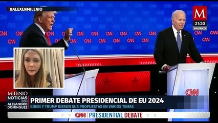 Primer debate presidencial de Estados Unidos 2024: Maca Casado