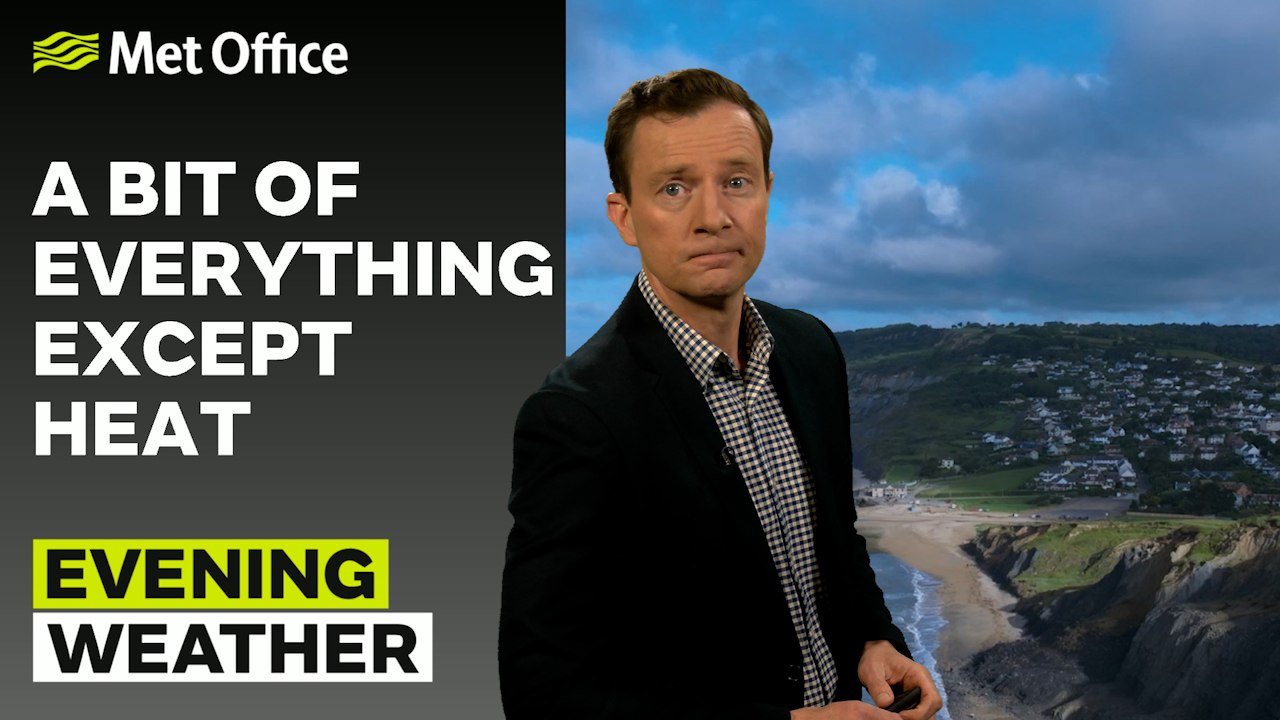 Met Office Evening Weather Forecast 28/06/24 - A dry evening for most