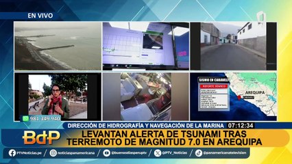 ¡Alerta!: Se registra quinta réplica del fuerte sismo en Arequipa