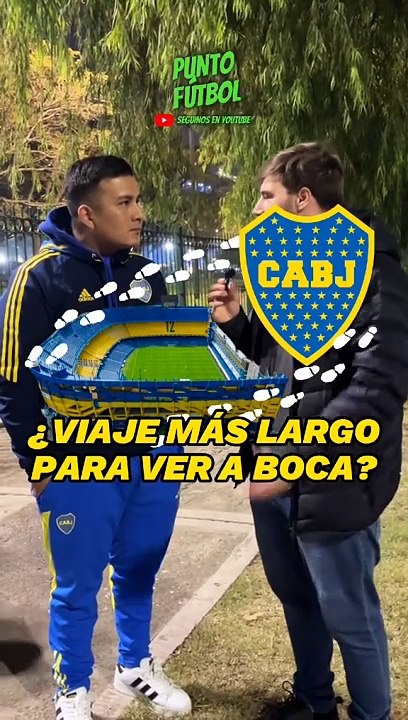 ¿Cuál es el viaje más largo que hiciste por Boca?