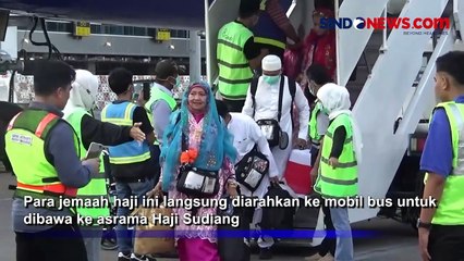 Sebanyak 447 Jemaah Haji Asal Makassar dan Pinrang Tiba di Tanah Air