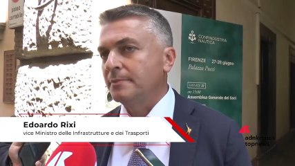 Satec 2024, Rixi: “A Firenze per ribadire la centralità della nautica nel sistema produttivo italiano ed europeo”