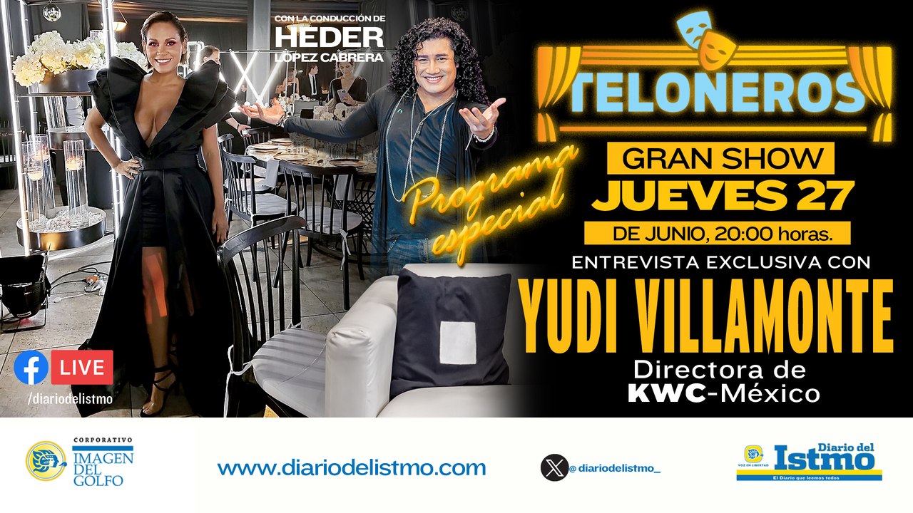#Teloneros   Invitada : Yudi Villamonte "Directora de KWC-México"  Con: Heder López Cabrera