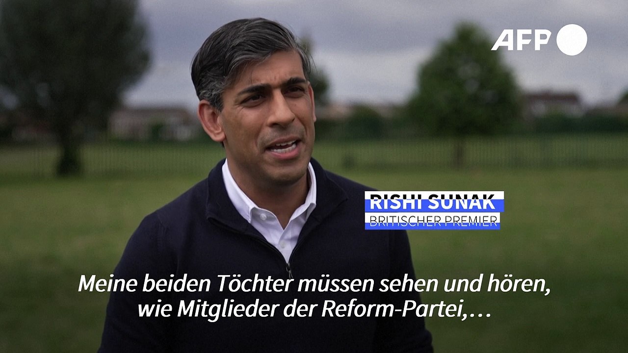 Sunak "verletzt und wütend" nach rassistischer beschimpfung