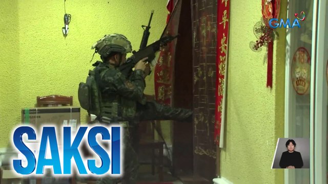 Pinaniniwalaang naging hideout ng mga tumakas sa mga sinalakay na POGO, sinalakay ng mga awtoridad | Saksi