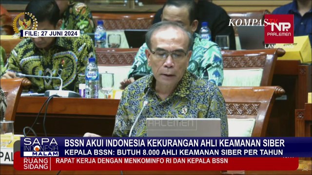 Kepala BSSN Sebut Indonesia Kurang SDM Keamanan Siber