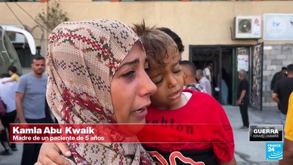 Un grupo de niños gazatíes fue evacuado del enclave para recibir tratamiento médico